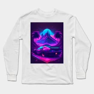 cyberpunk car Long Sleeve T-Shirt